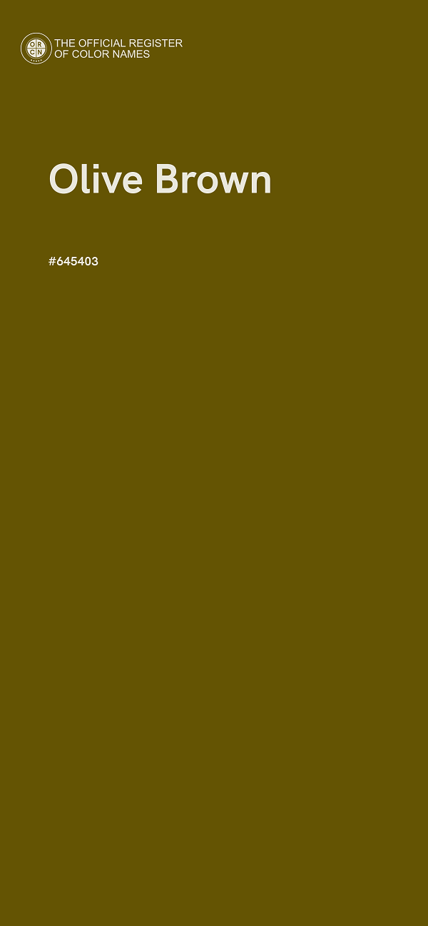 #645403 - Olive Brown color image