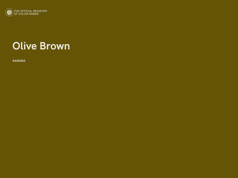 #645403 - Olive Brown color image