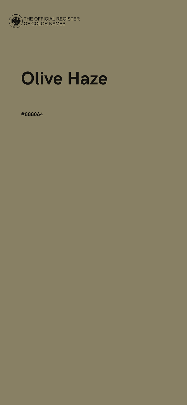 #888064 - Olive Haze color image