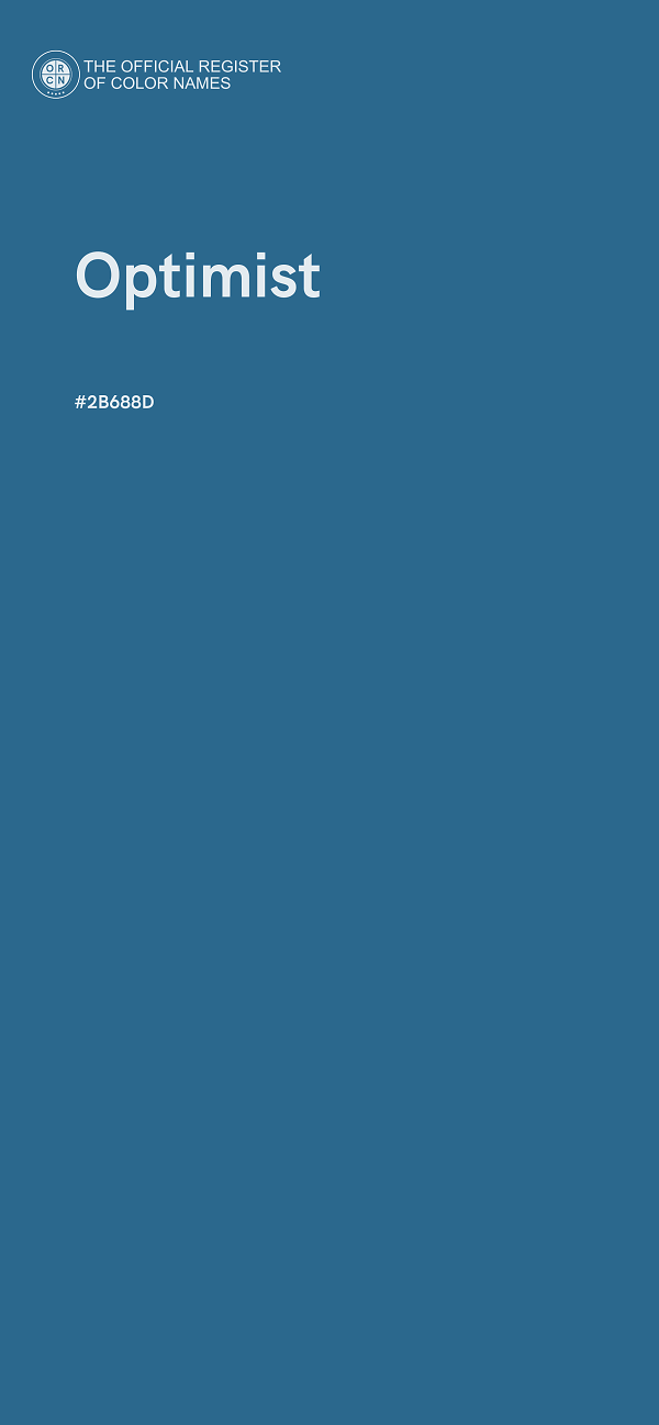#2B688D - Optimist color image