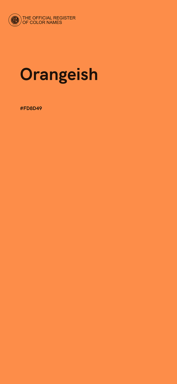 #FD8D49 - Orangeish color image