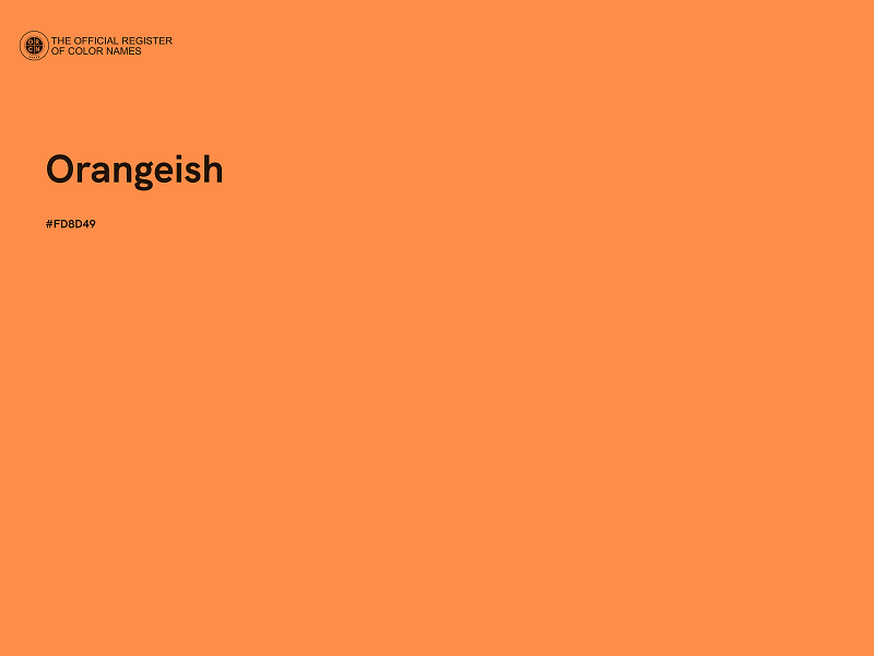 #FD8D49 - Orangeish color image