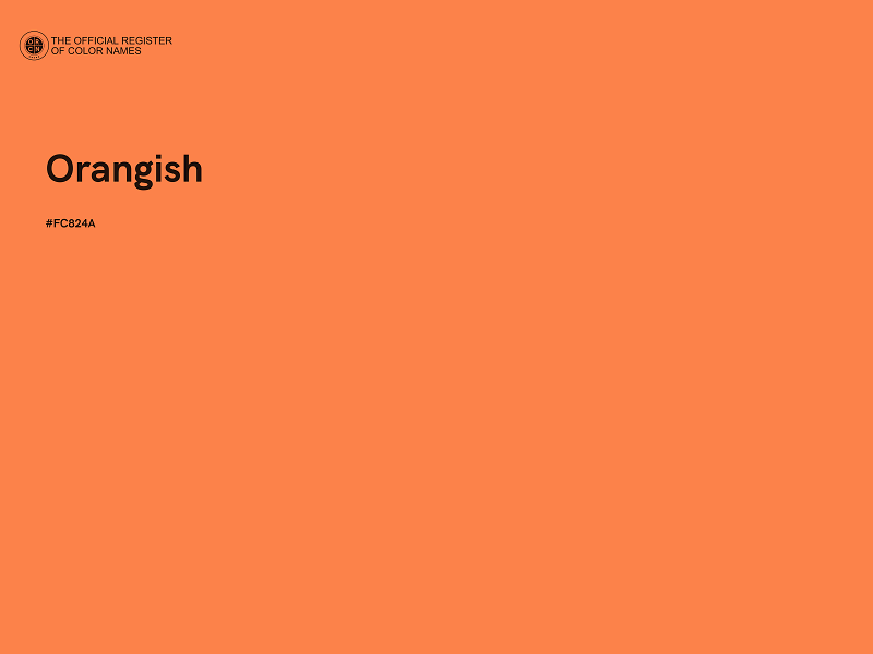 #FC824A - Orangish color image