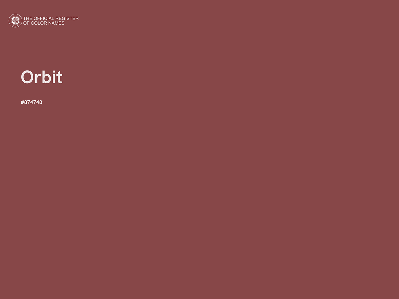 #874748 - Orbit color image