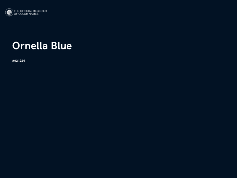 #021224 - Ornella Blue color image