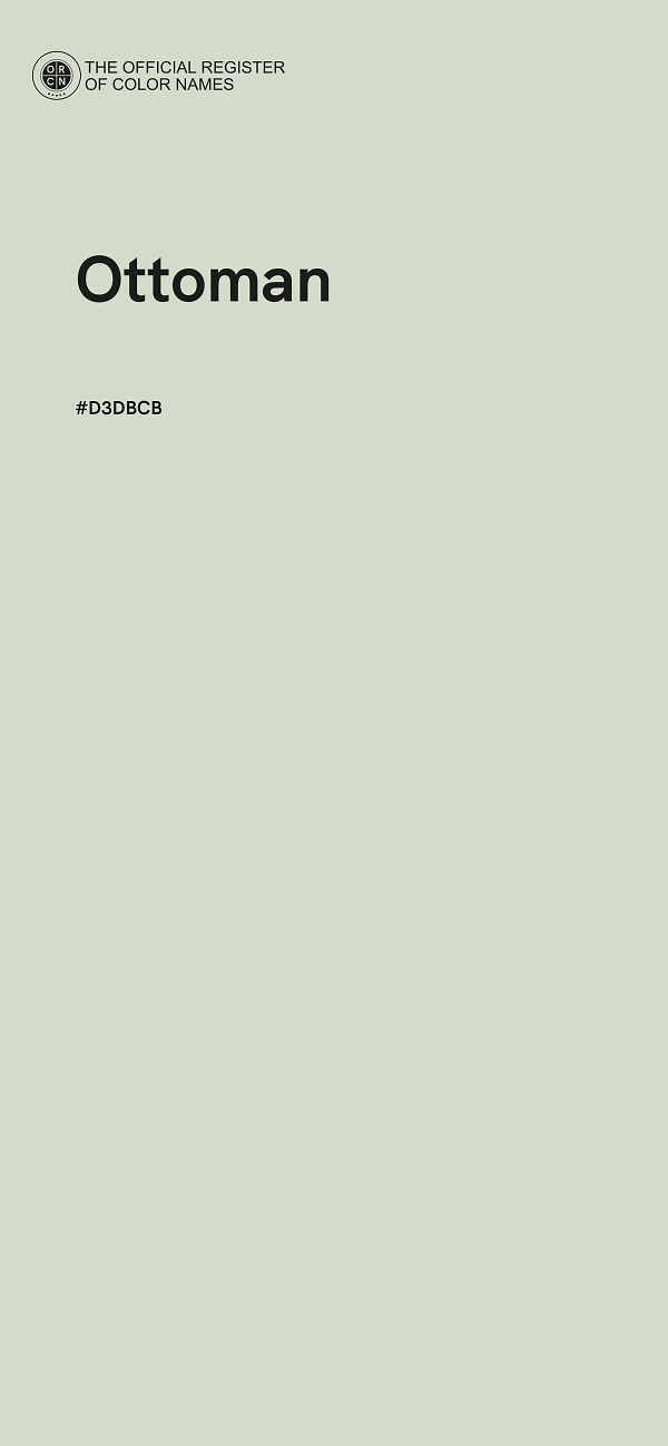 #D3DBCB - Ottoman color image