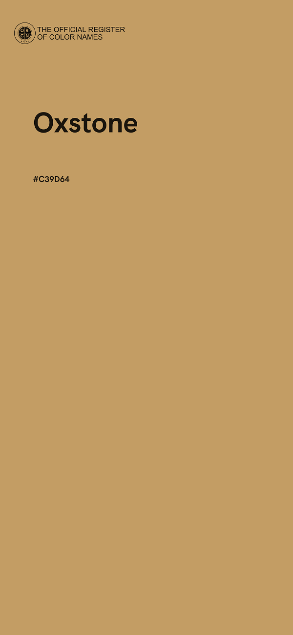 #C39D64 - Oxstone color image