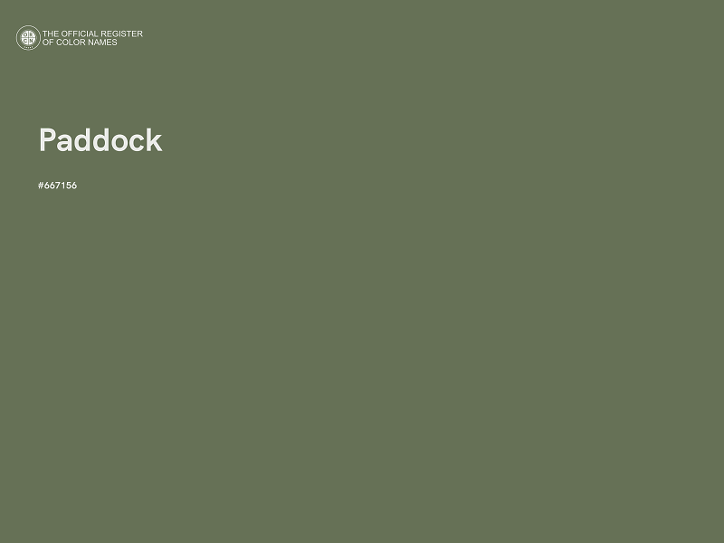 #667156 - Paddock color image