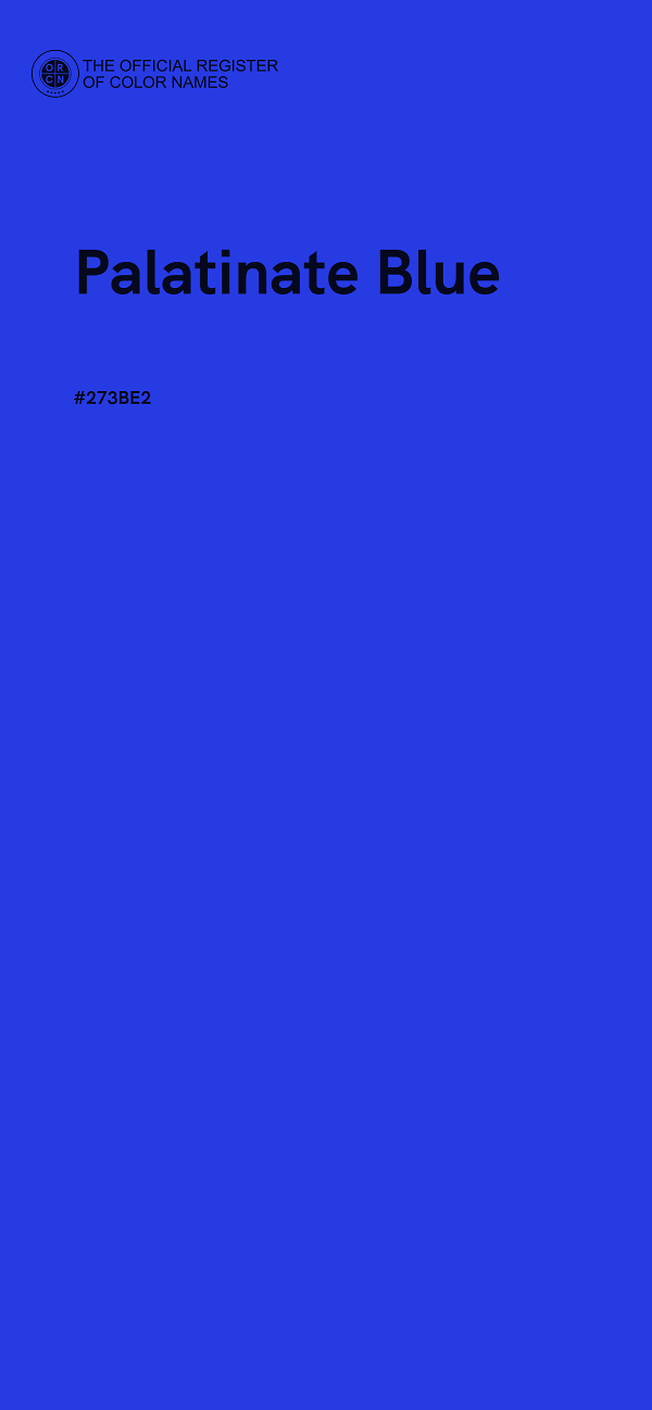 #273BE2 - Palatinate Blue color image