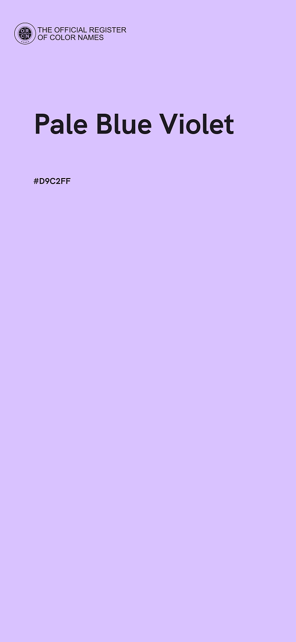 #D9C2FF - Pale Blue Violet color image