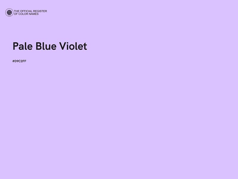 #D9C2FF - Pale Blue Violet color image