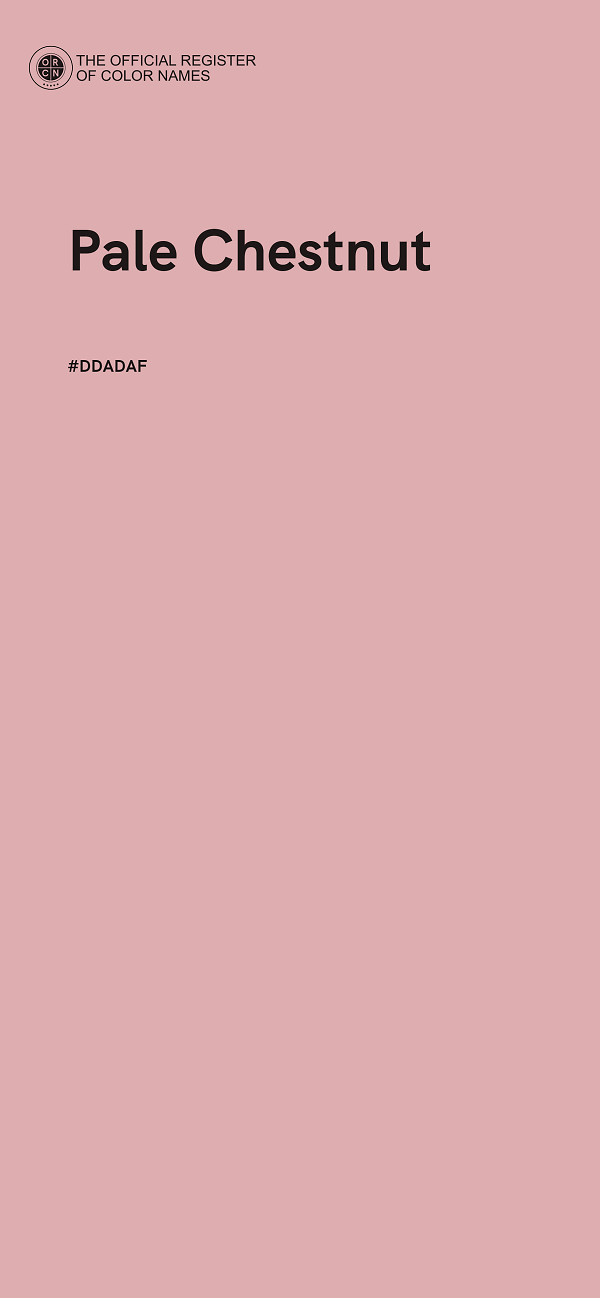 #DDADAF - Pale Chestnut color image
