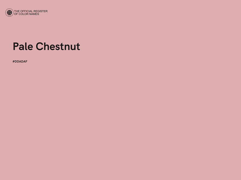 #DDADAF - Pale Chestnut color image