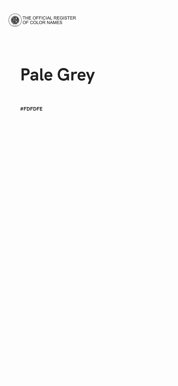 #FDFDFE - Pale Grey color image