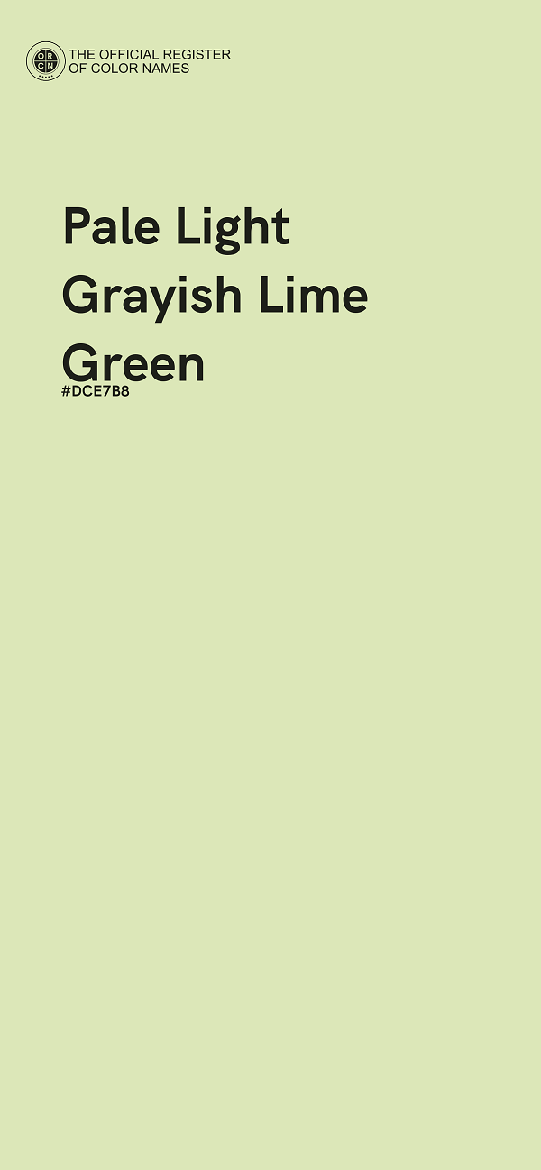 #DCE7B8 - Pale Light Grayish Lime Green color image