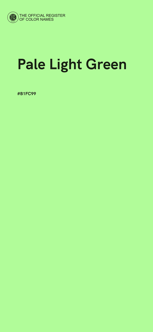 #B1FC99 - Pale Light Green color image