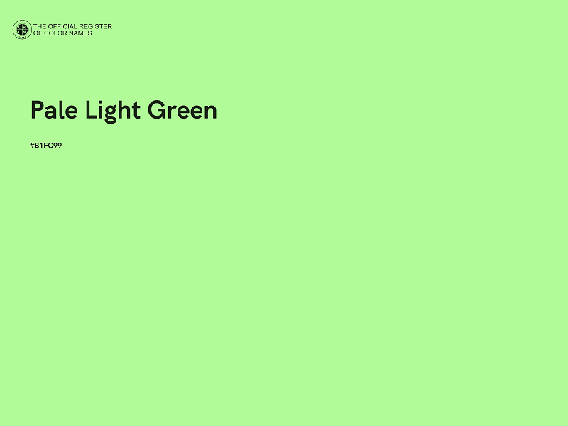 #B1FC99 - Pale Light Green color image