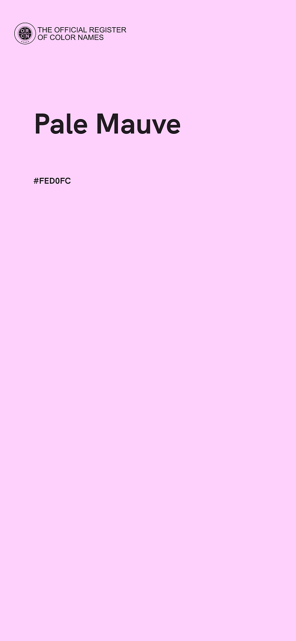 #FED0FC - Pale Mauve color image