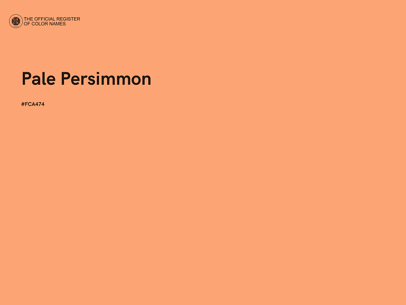 #FCA474 - Pale Persimmon color image