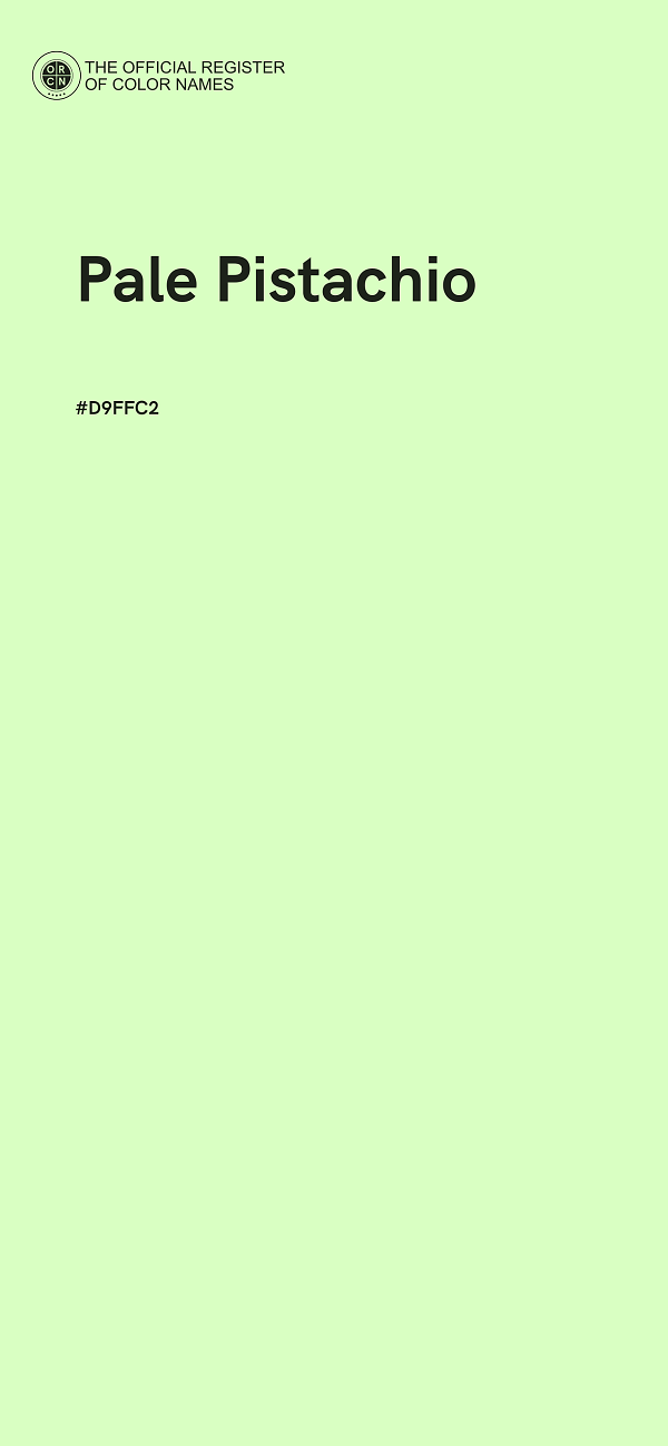 #D9FFC2 - Pale Pistachio color image