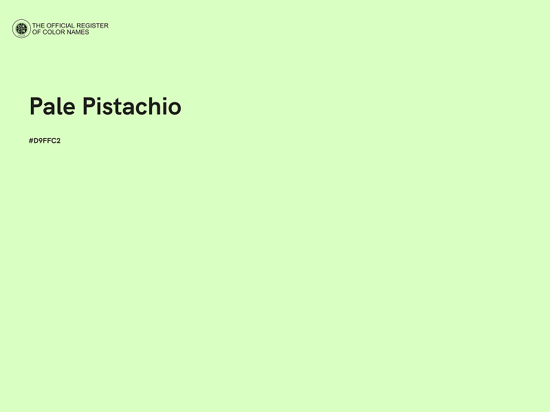 #D9FFC2 - Pale Pistachio color image
