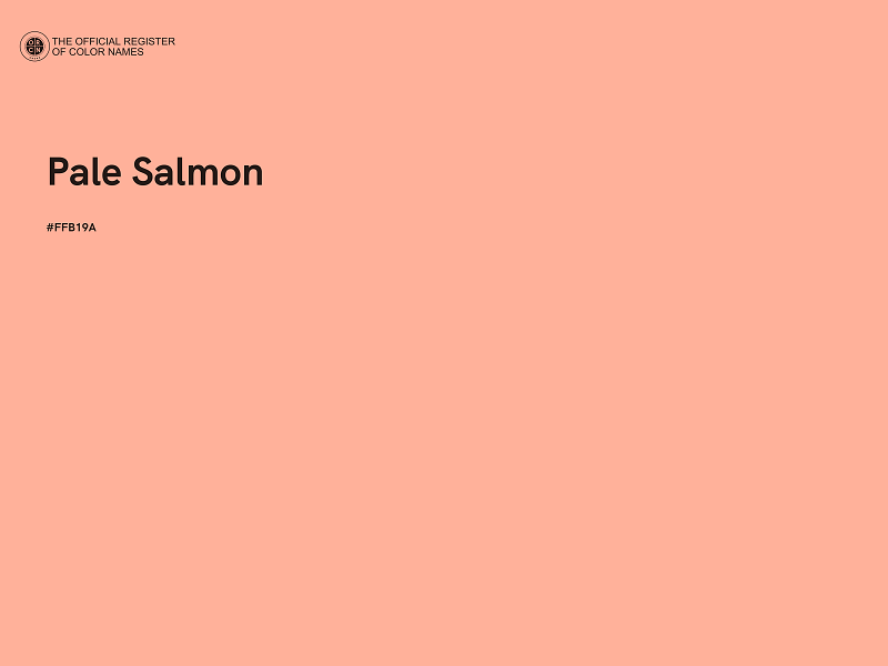 #FFB19A - Pale Salmon color image