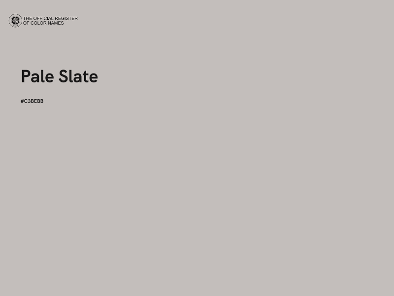 #C3BEBB - Pale Slate color image