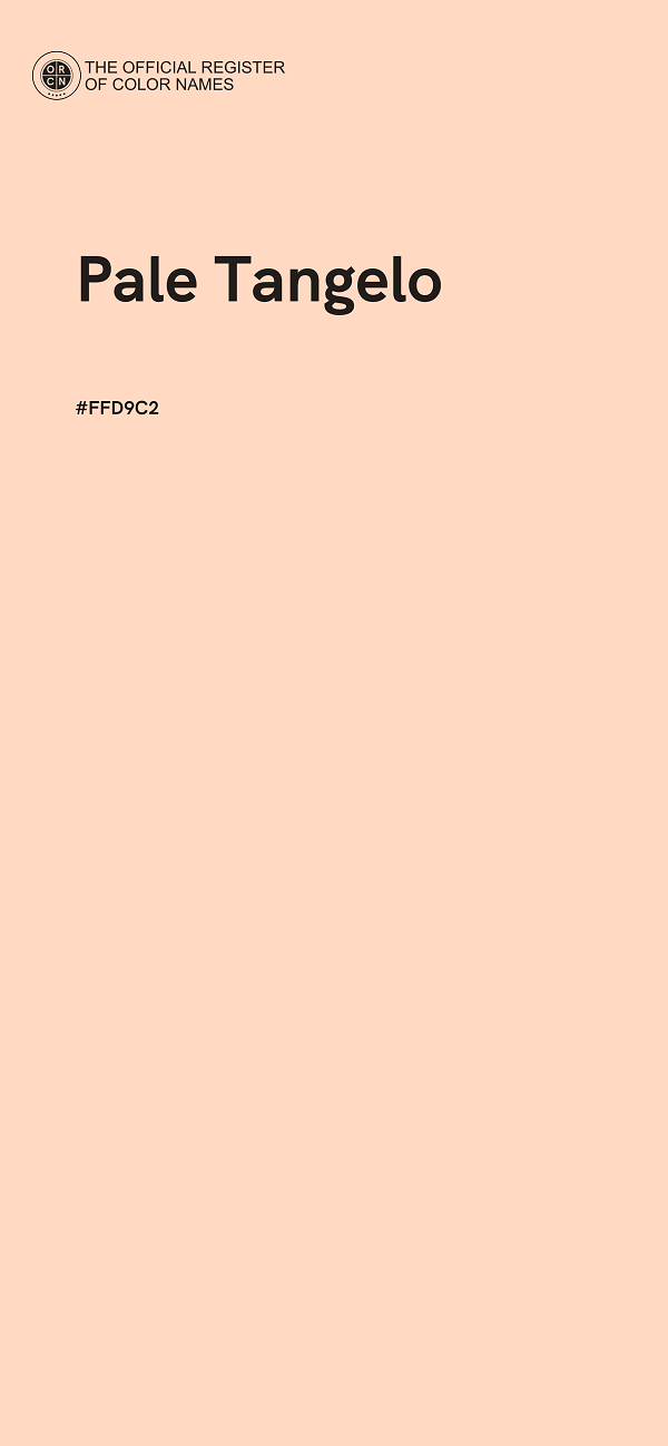 #FFD9C2 - Pale Tangelo color image