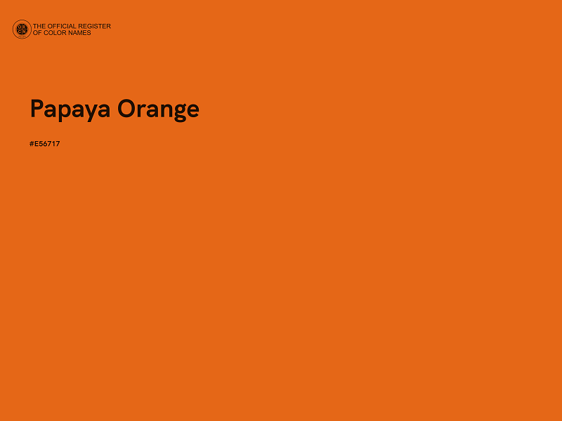 #E56717 - Papaya Orange color image
