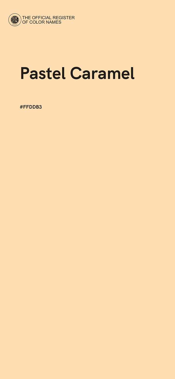 #FFDDB3 - Pastel Caramel color image