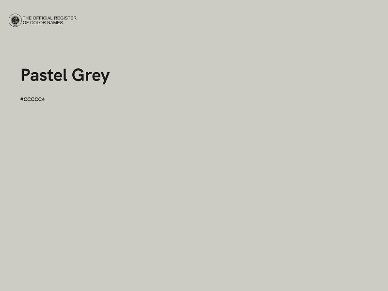 #CCCCC4 - Pastel Grey color image