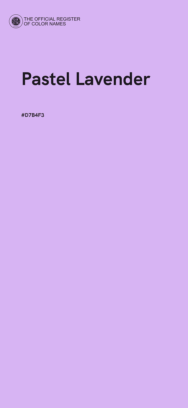 #D7B4F3 - Pastel Lavender color image