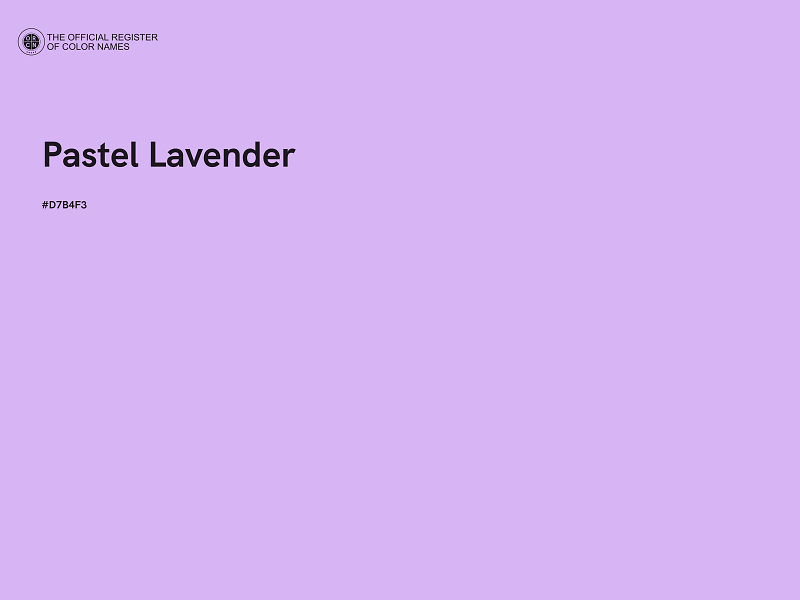 #D7B4F3 - Pastel Lavender color image