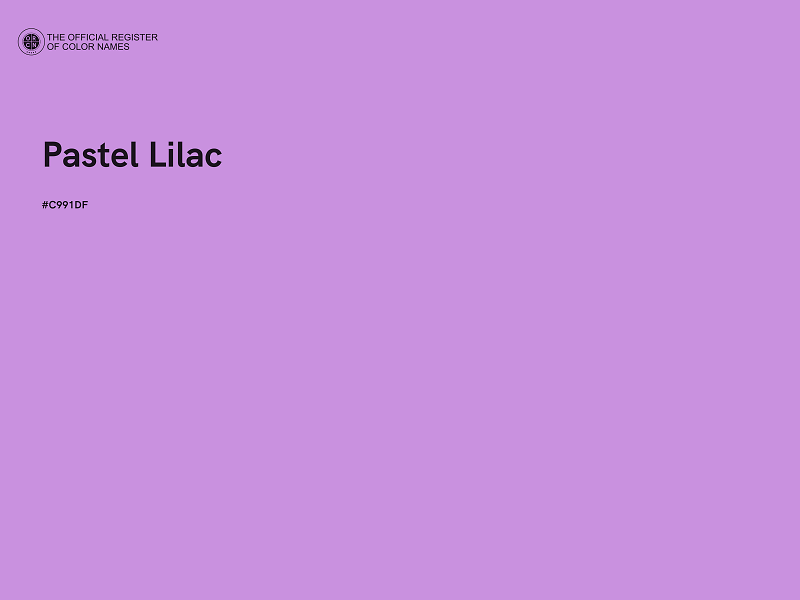 #C991DF - Pastel Lilac color image