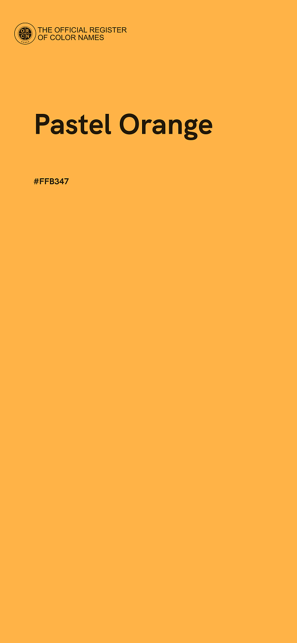 #FFB347 - Pastel Orange color image