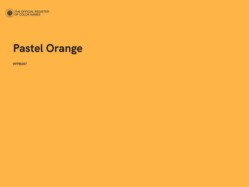 #FFB347 - Pastel Orange color image