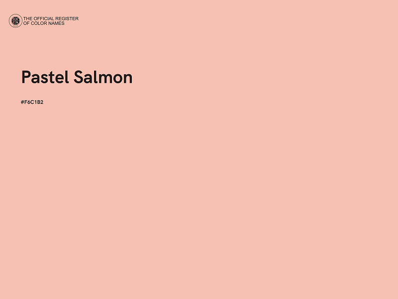 #F6C1B2 - Pastel Salmon color image