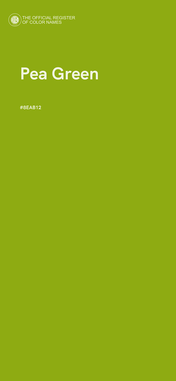 #8EAB12 - Pea Green color image