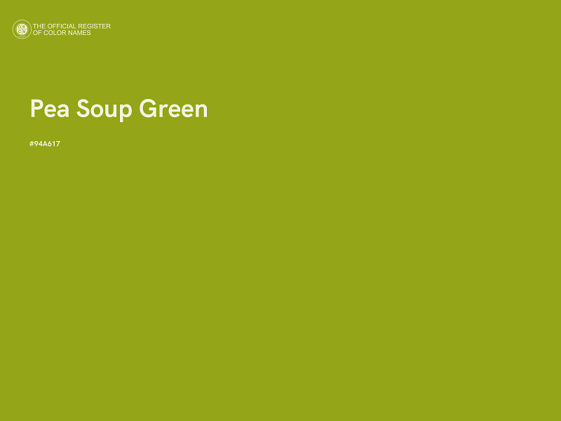 #94A617 - Pea Soup Green color image