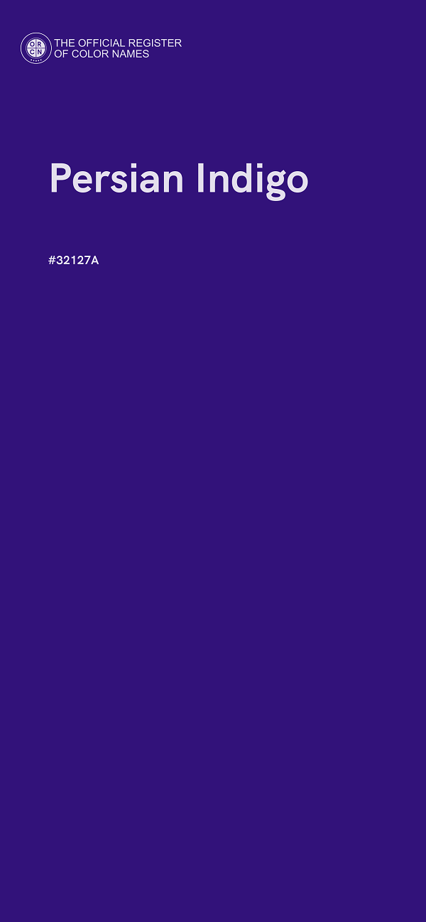#32127A - Persian Indigo color image