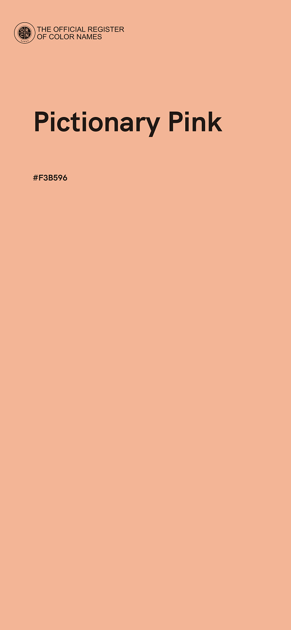 #F3B596 - Pictionary Pink color image