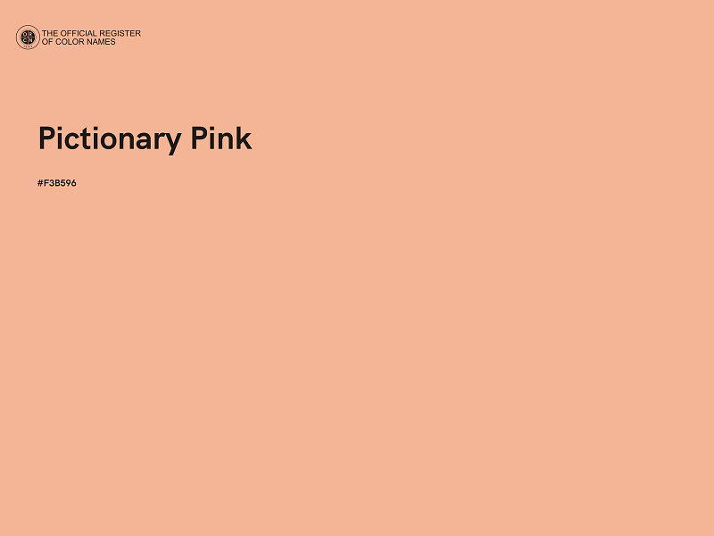 #F3B596 - Pictionary Pink color image