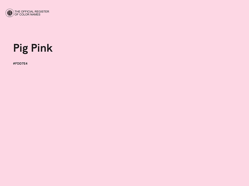 #FDD7E4 - Pig Pink color image