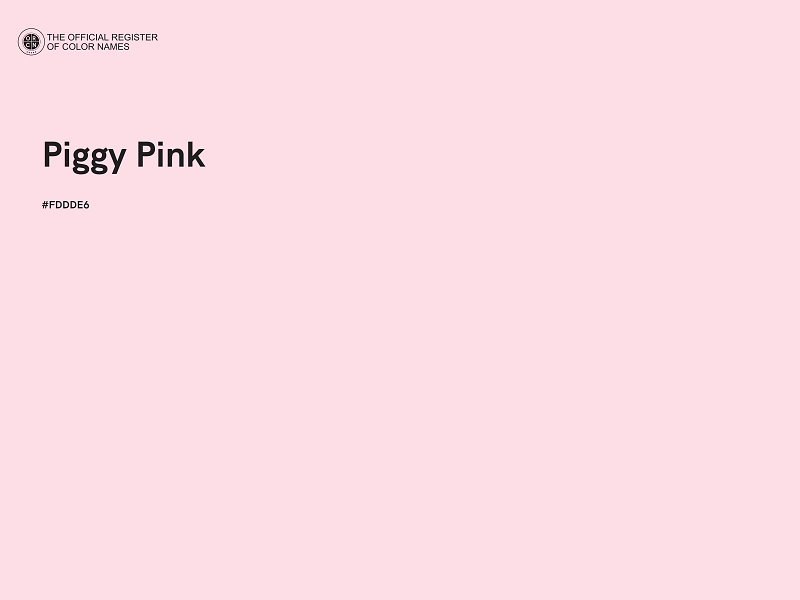 #FDDDE6 - Piggy Pink color image