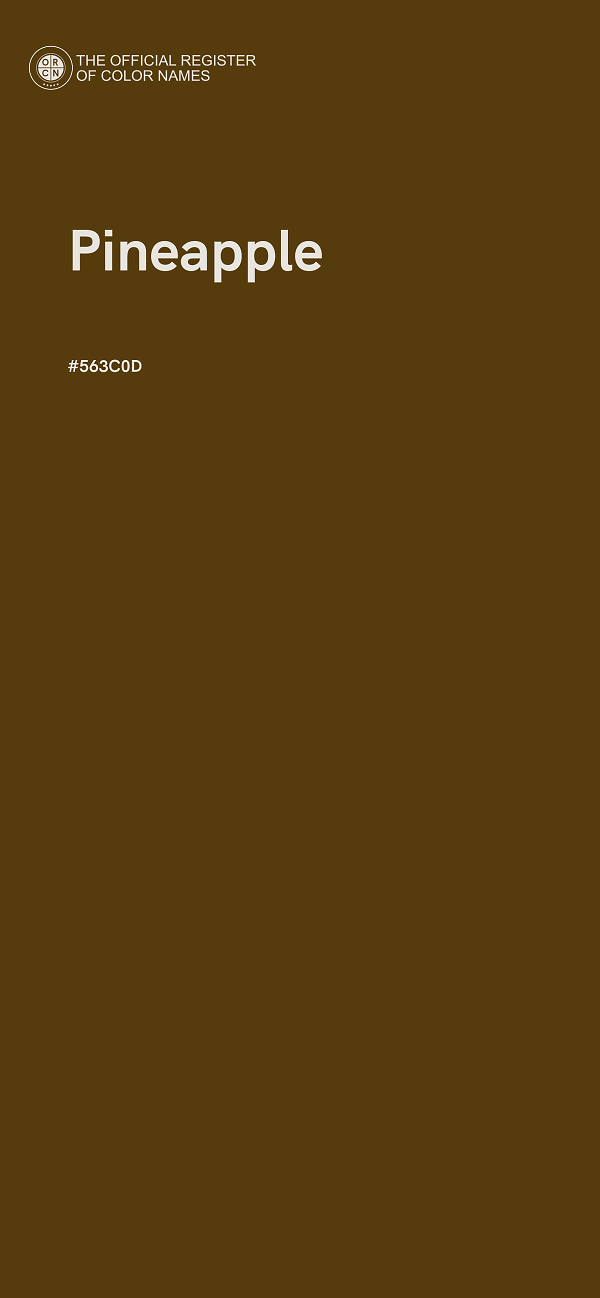 #563C0D - Pineapple color image