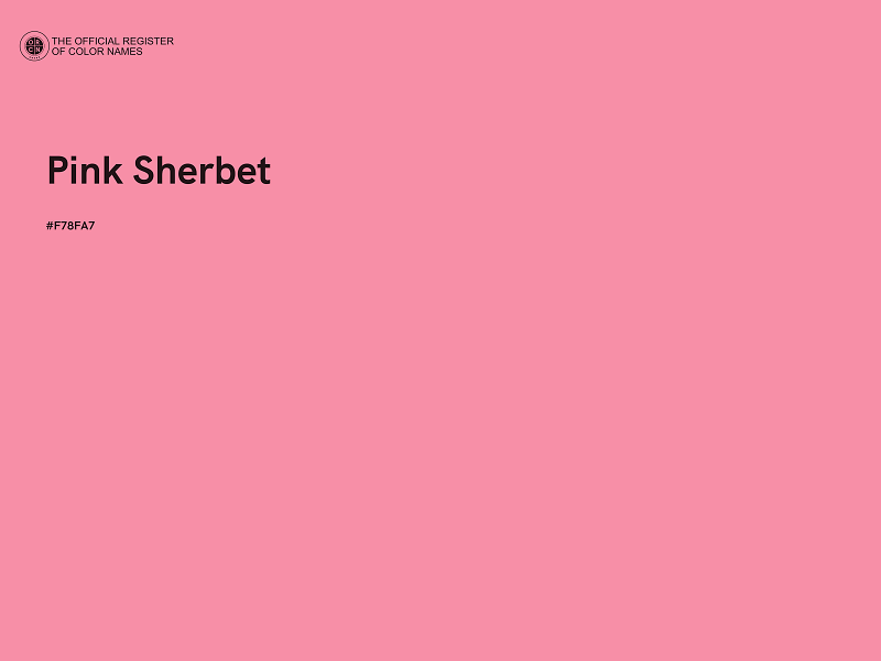 #F78FA7 - Pink Sherbet color image