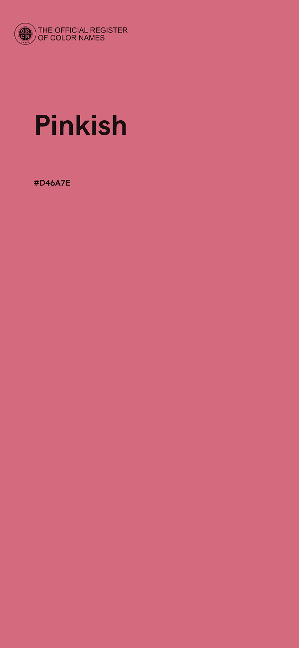 #D46A7E - Pinkish color image