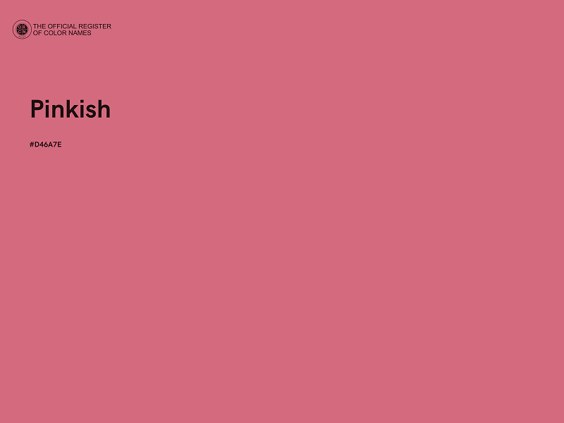 #D46A7E - Pinkish color image