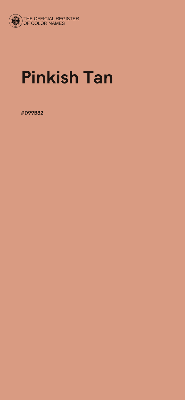 #D99B82 - Pinkish Tan color image