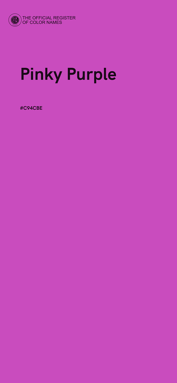 #C94CBE - Pinky Purple color image
